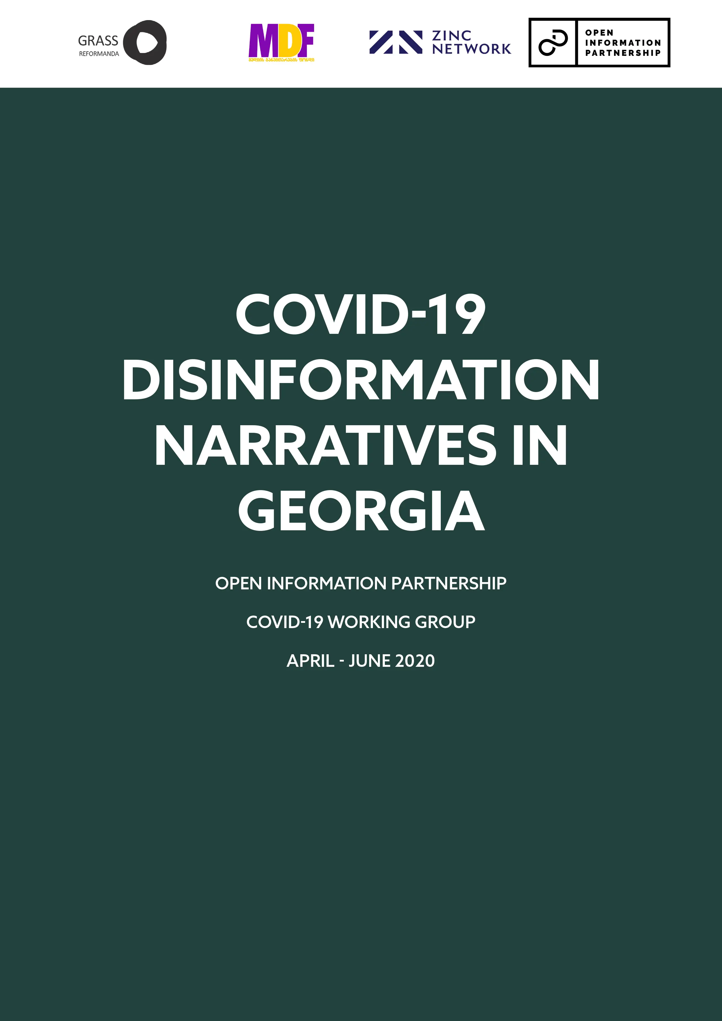 COVID-19 Disinformation Narratives In Georgia (April-June)