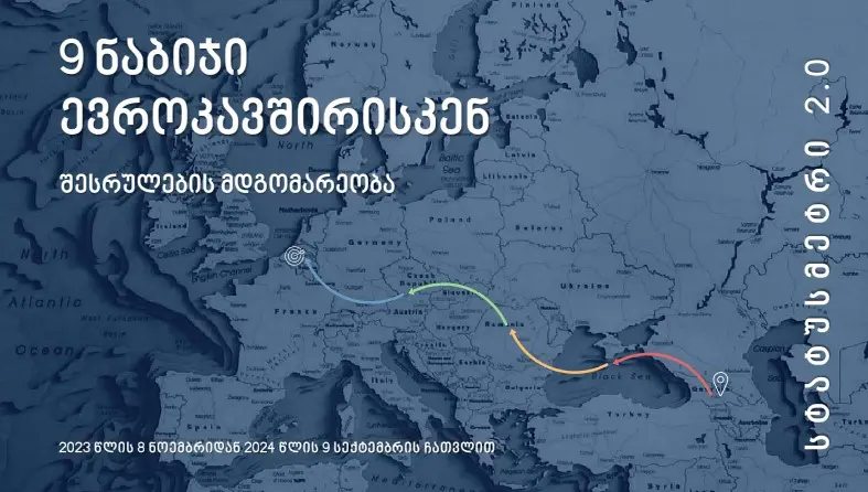 9 STEPS TOWARDS EU State of implementation