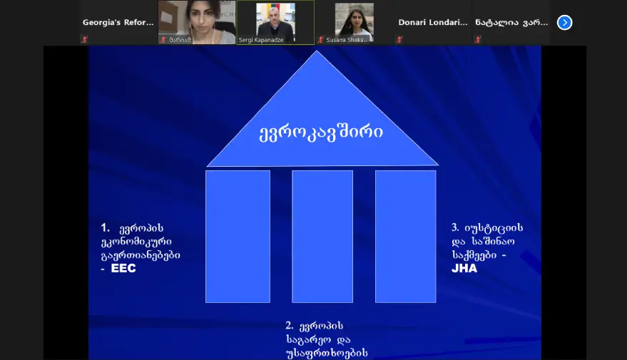 სერგი კაპანაძის ლექცია ევროკავშირის შესახებ